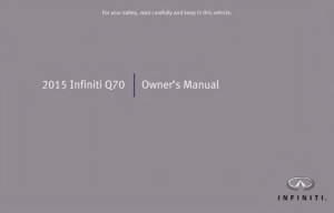 2015 Infiniti Q70 Owner Manual